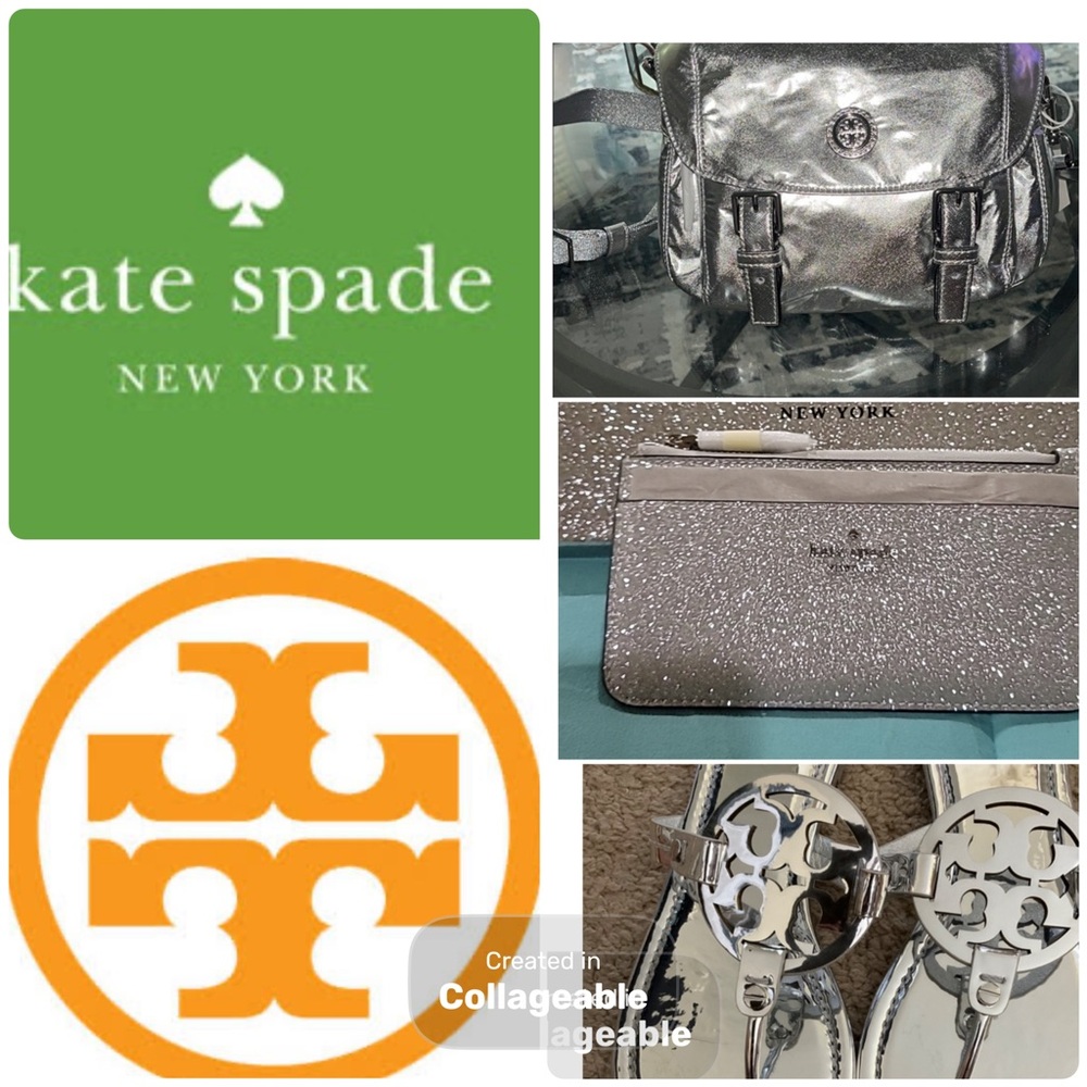 ‼️WOW‼️TORY BURCH & KATE SPADE 3 piece SET‼️🩶🩶🩶🩶‼️💯💯🤩🤩🩶🤍🩶🤍‼️💯